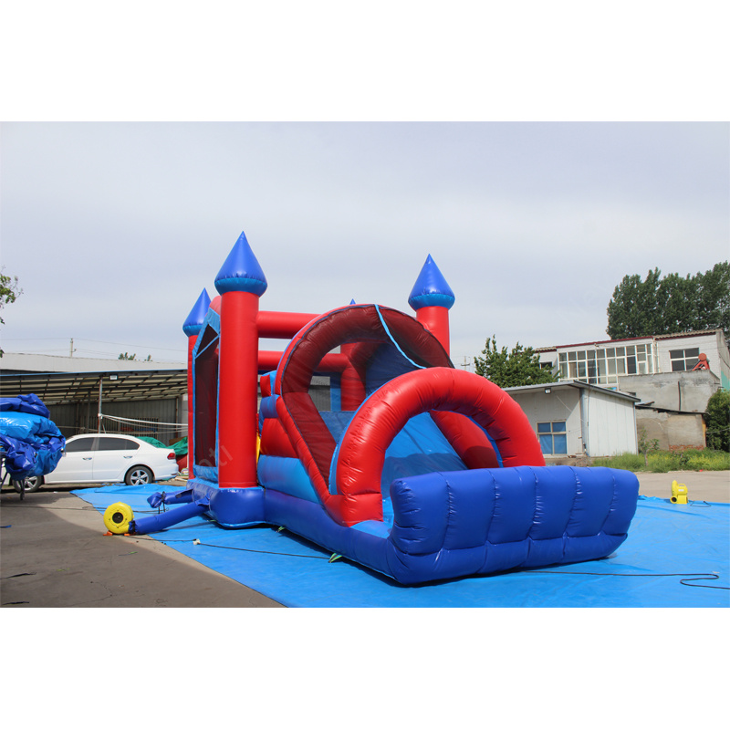 8-13 Years Old Upgrade to Our Customized Size Inflatable Bouncer Castle Slide Combo