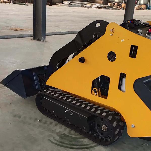 Quality Multiple Function Mini Loader Machine Hydraulic Walk Behind Skid Steer 18.2kW for sale