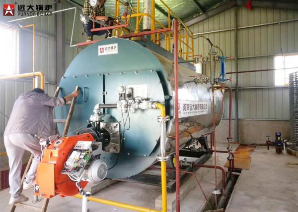 Quality Hot Water Output Biogas Fired Boilers Automatic Running For Center Heating for sale