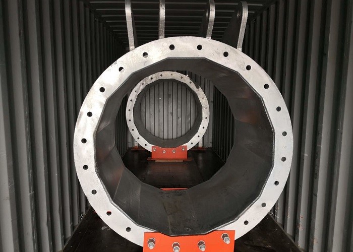 Steel Structure Wind Power Tower , 20m - 180m Free Standing Wind Turbine Tower
