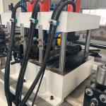 High Speed C&Z Purlin Roll Forming Machine 15kw With Gearbox Transmission Servo