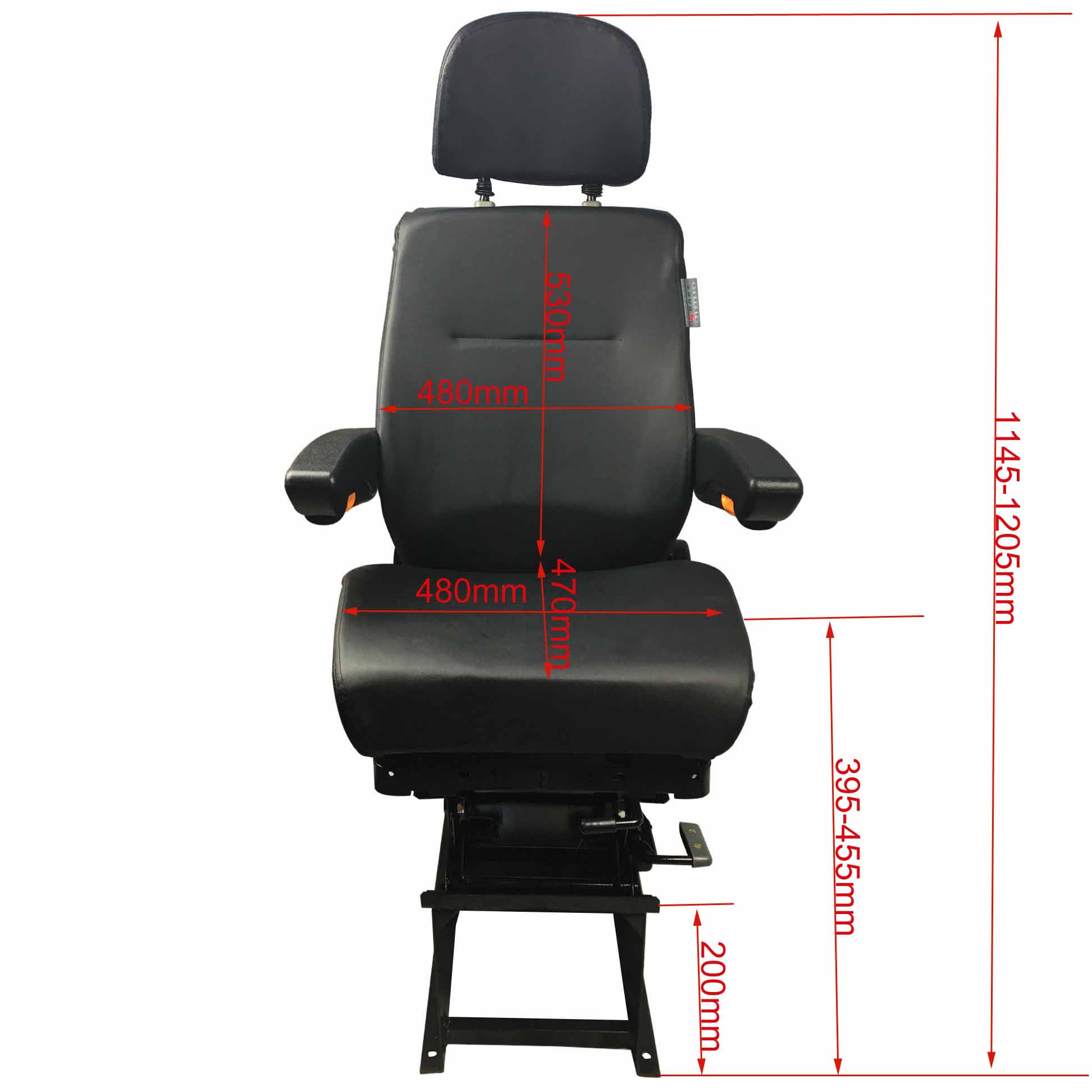 Multi-Functional Static Bullet Train Maglev Train Driver Seat