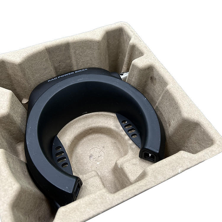 Recycled Pulp Packaging Dry Press Molded Pulp Tray Compostable Packaging Insert