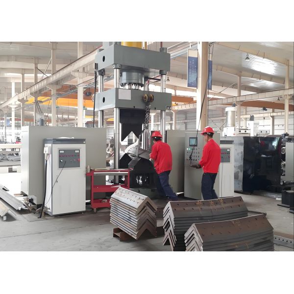 Bridge Steel Structure Manufacturing CNC Plate Heating Bending Machine Wind Power Tower Fabrication