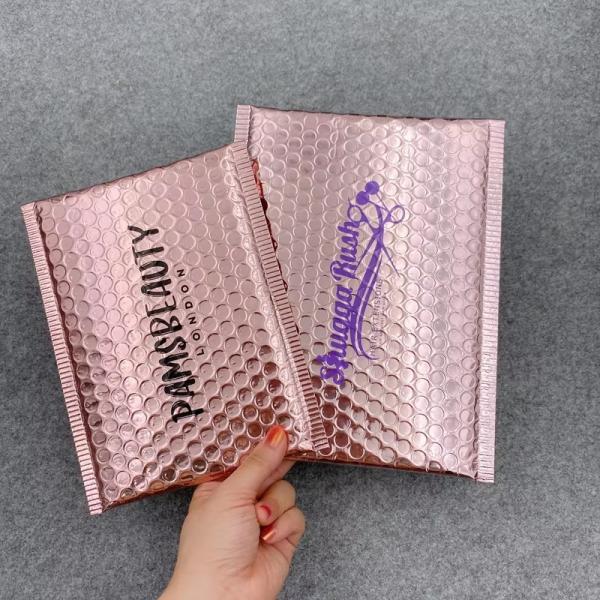 Quality Custom Printed Aluminized Bubble Bags Shock Protection Water Proof Self Sealing for sale