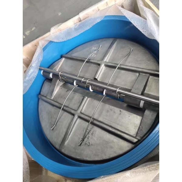 DN150 Spring Duo Dual check valves Wafer Butterfly Non-Return check valve ductile iron epdm nbr carbon steel stainless