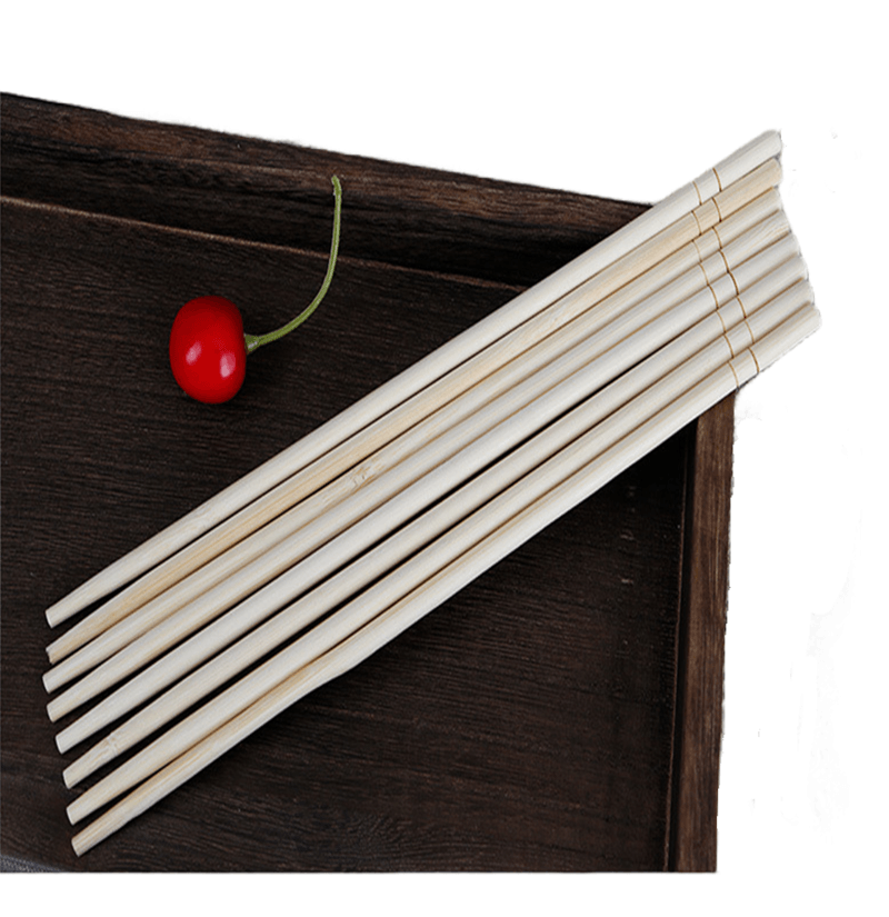 Full Wrapped Bamboo Chopsticks Perfect for Custom Logo and Packing Boutique Round Stick Disposable