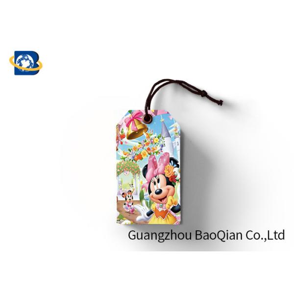 Eco - Friendly Custom Printed Hang Tags Toy Hangtag Hard Plastic Material 3D Image