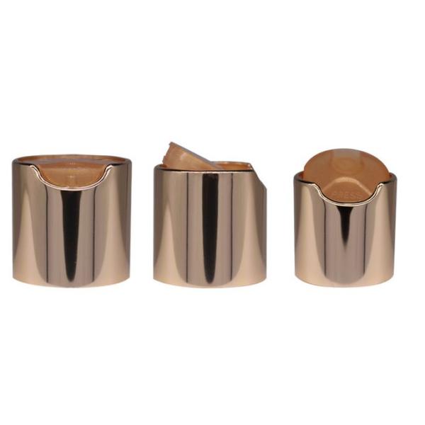 Screw Press Disc Top Closures Metal Sheathed With Leakage - Prevention