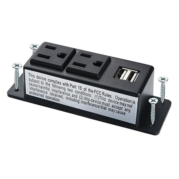 Mountable Conference Table Socket Phone Charger , Conference Room Table Inserts UL Approved