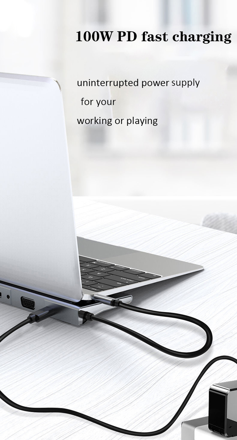 USB C Interface Multi-Function Type-C Dock With SD TF Adapter OEM/ODM Acceptcable