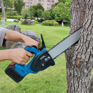 China Rechargeable Small Handheld Mini Chainsaw 21V Lithium Mini Chainsaw wholesale