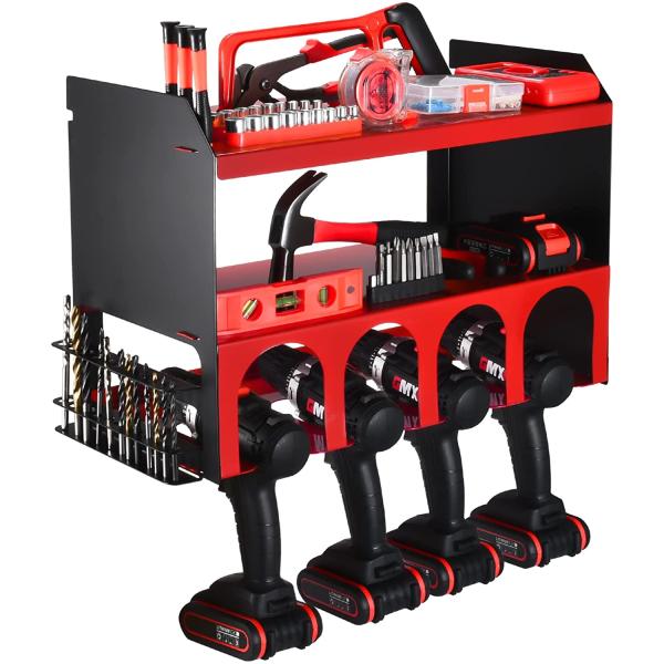 Easy Operation Single Tier Drill Organizer Rack for Tool Box Perfect for Toolbox