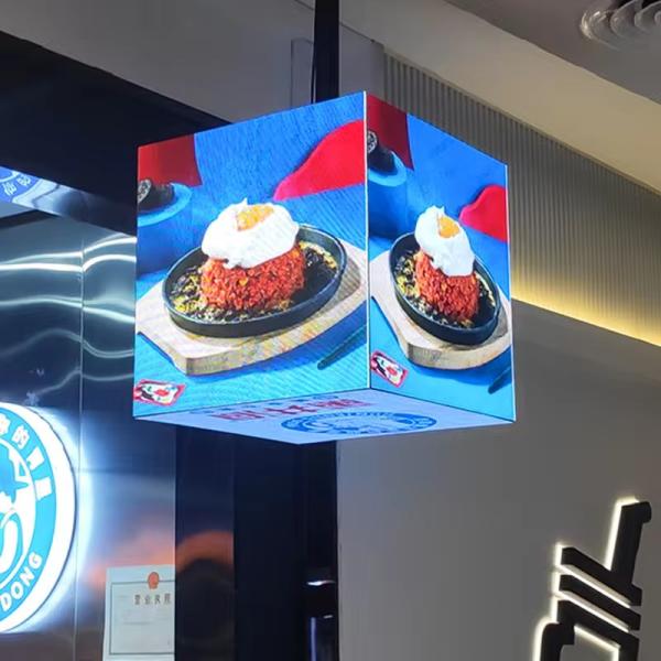 Quality custom led display  Led Digital Advertising Display Screen Creative Outdoor Waterproof Rotating Magic Cube Led Displays for sale