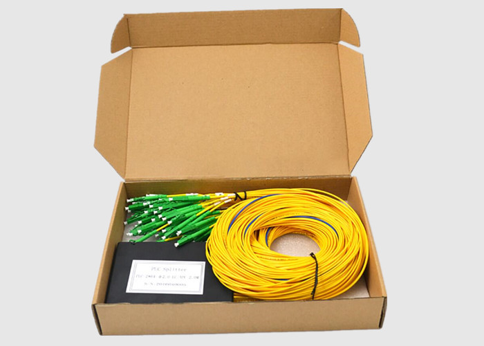 1x32 PLC Fiber Cable Splitter SC/UPC 900UM 1.5M ABS Box Optic Splitter