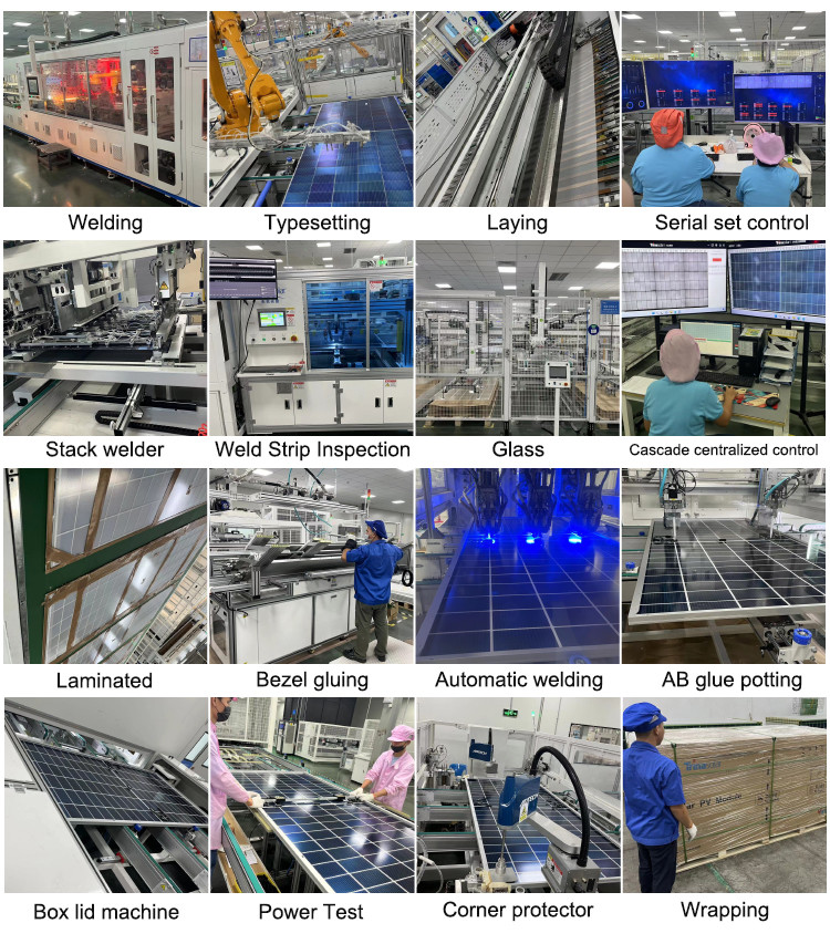 Astronergy 5Semi 540w 545w 550w 555w Solar Panels Battery Photovoltaic Panels For Solar Farm System