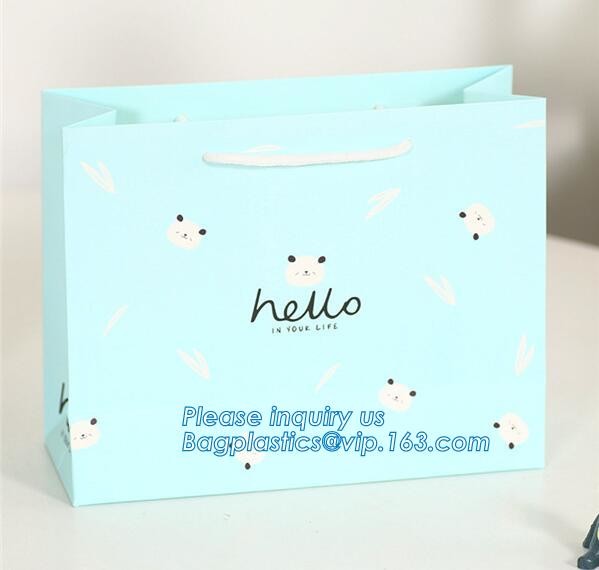 Luxury Metal Button Top Quality Gift Brown Paper Bags with Strong Handle,reusable ecofriendly customizable promotional l