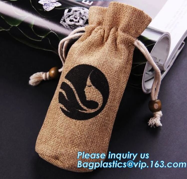 JUTE STORAGE BASKET WITH COTTON ROPE HANDLES,Burlap fabric jute toy storage basket for home storage organization bagease