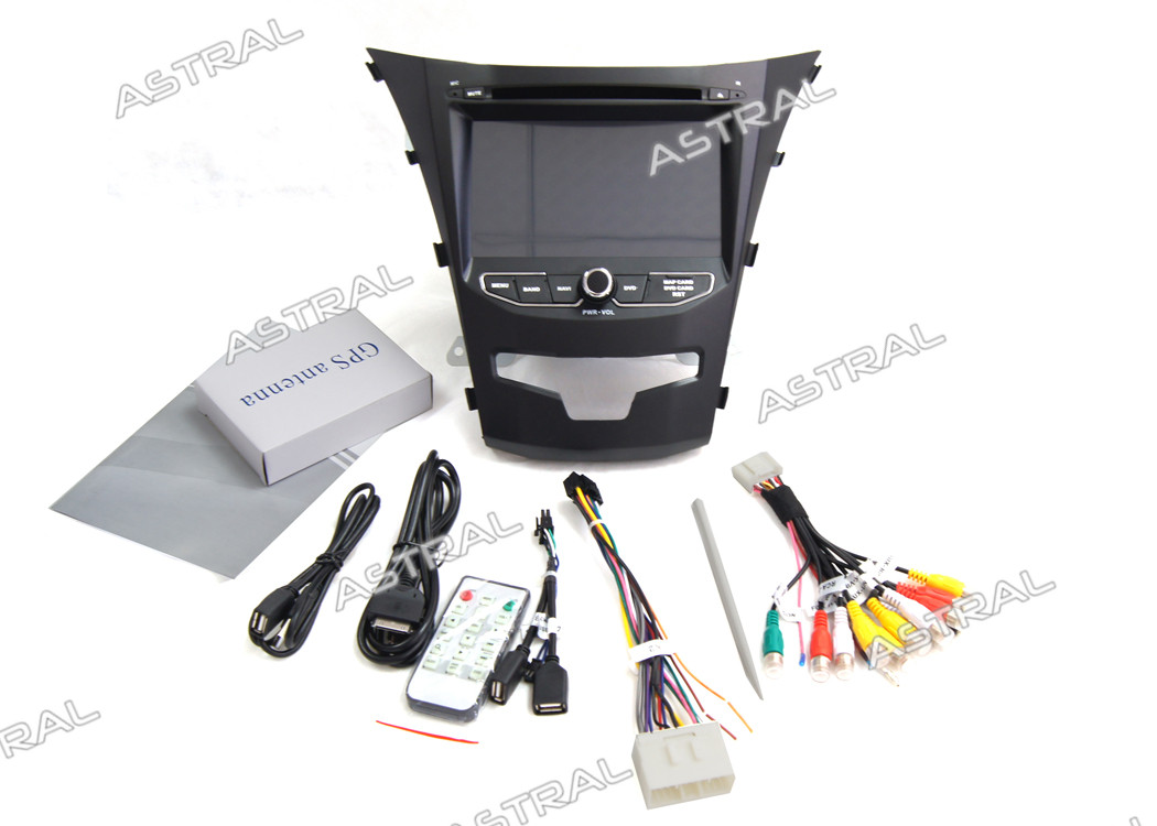 Ssangyong 2014 Korando Android Touch Screen Navigation System DVD Player Radio RDS TV
