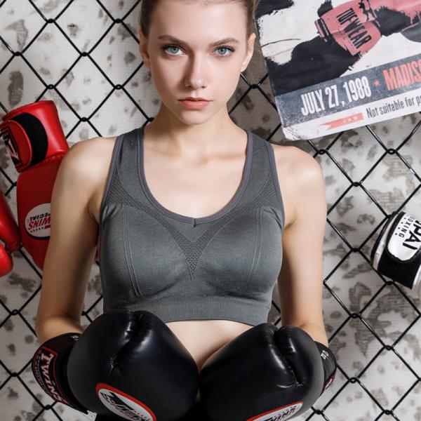 Quickdrying High Impact Sports Bra For Heavy Bust Shockproof Wicking