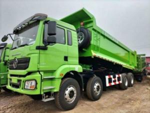 China SHACMAN H3000 Tipper Truck 8x4 380Hp EuroV Green wholesale