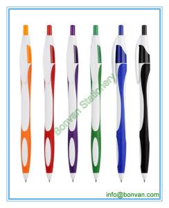 two color injected plastic ball pen,double injected pens