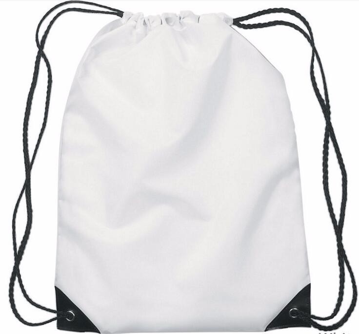 Polyester fabric drawstring bag /advertising pull rope backpack cloth bag /nylon shoulder pocket customization BAGEASE