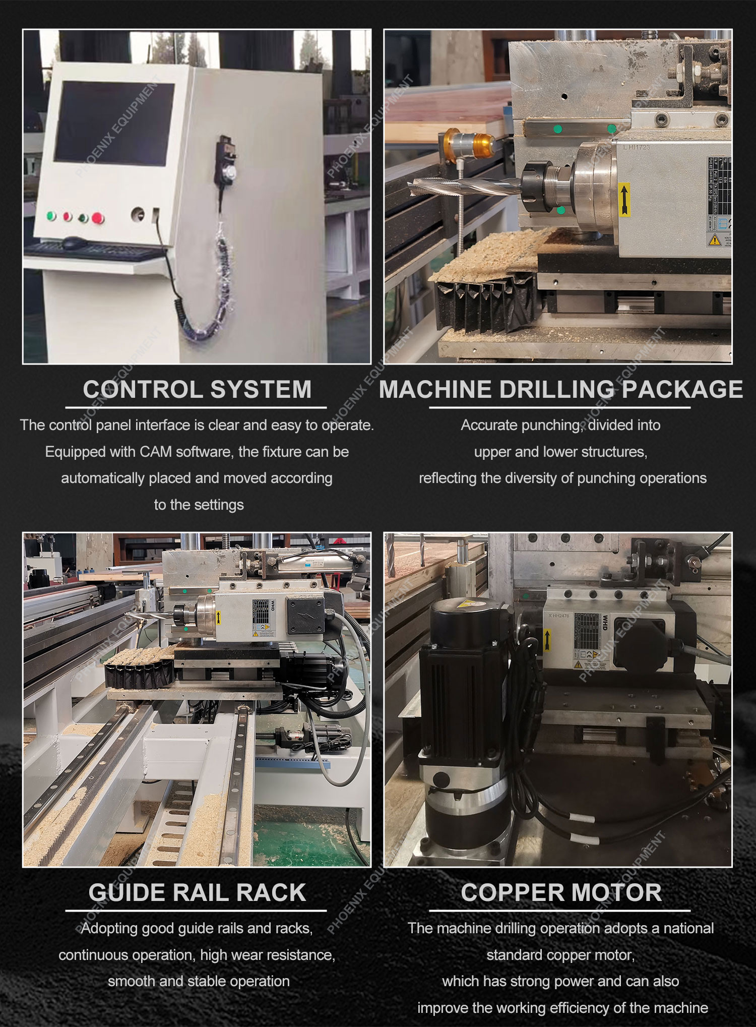 Fully automatic CNC locking machine for double head locking Door lock hinge