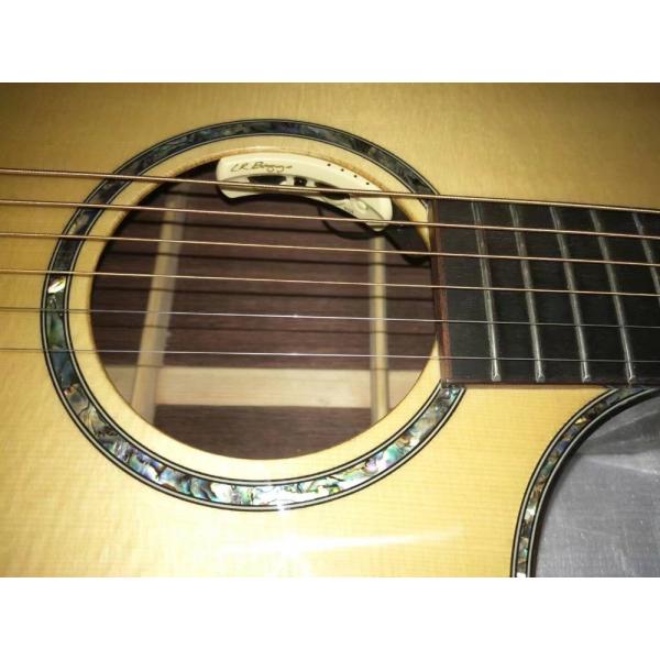 AAAA dreadnought body customize guitar cut-away AAAA all solid single cut armrest acoustic electric guitar