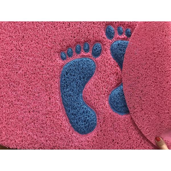 Custom welcome pvc coil mat for front door PVC Coil Logo Door Mat