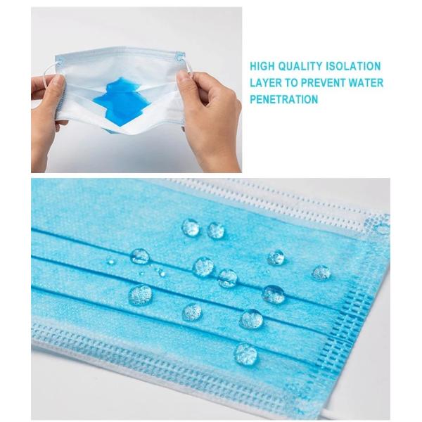 Breathable Disposable Medical Face Mask Earloop Virus Face Shield