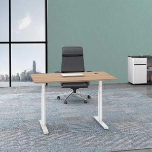 China Automatic Lifting Office Height Adjustable Desk Wooden Electric Standing Lift Desk wholesale