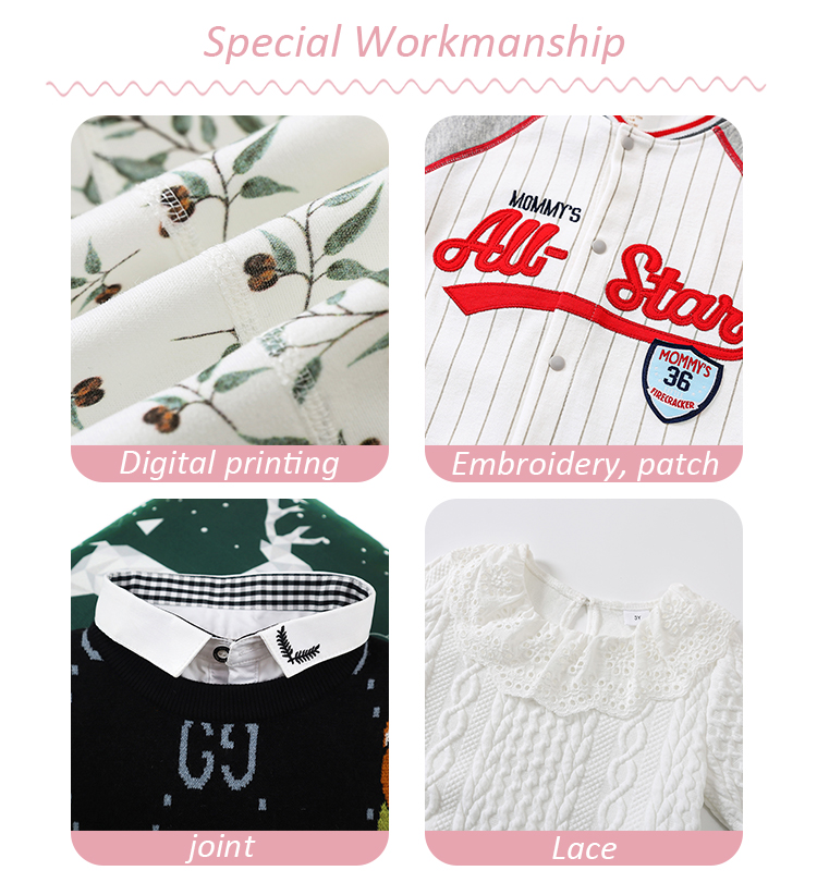 Autumn new baby long sleeve bodysuits Baby Girl Boy cartoon bodysuits cotton 0-2 Years baby Rompers 3pcs set