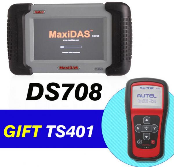 Quality Buy Autel MaxiDAS DS708 Get MaxiTPMS TS401 As Gift for Car Diagnostics Scanner for sale