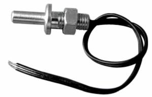 China Threaded Stainless Steel Tube Thermistor Temperature Sensor Probe For Liquid Measurement on sale