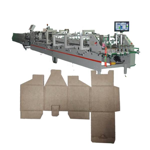 Automatic Carton Box Folder Gluer Machine for Corrugated Boxes Stable and Durable