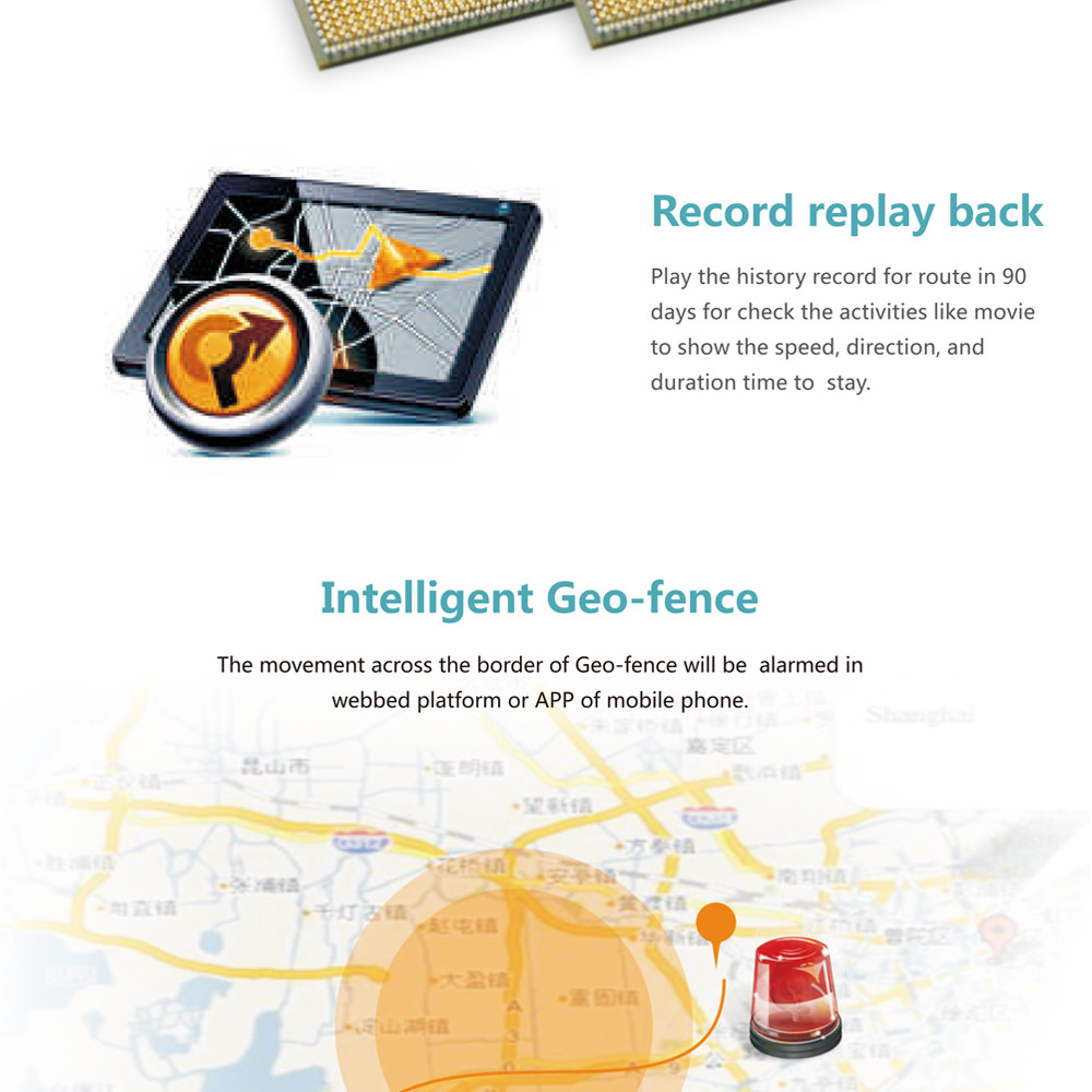 IP65 Motorcycle Portable Gps Tracking Device Vibration / Power Cut Off Alarm