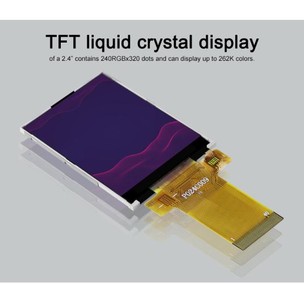 Polcd Colors 262K Tft Spi 240x320 ILI9341V 16 Bit Lcd Display Response Time 35
