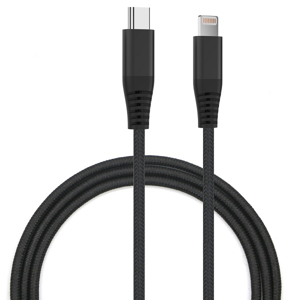 5V 3A MFI Certified USB Type C To Lightning Cable Charger