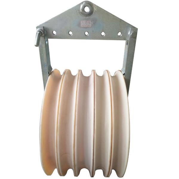 Large Diameter Bundled Conductor Wire Stringing Block Pulley Model 1040 Wire Pulling Pulley