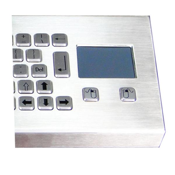 Rugged Stainless Steel Industrial Desktop Keyboard