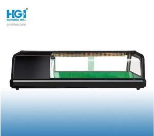 China Commercail Counter Top Sushi Display Cake Showcase Stainless Steel Finish wholesale