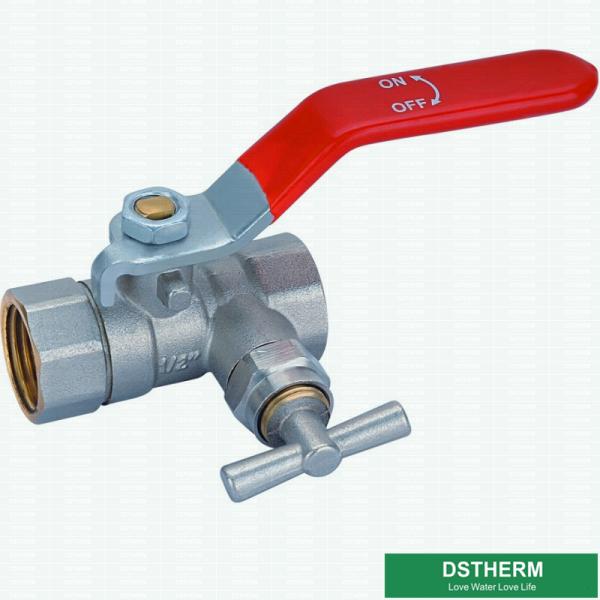 Water Supplying Special Ball Valve With Tap Handle Female Threaded Forged High Pressure Brass Ball Valve