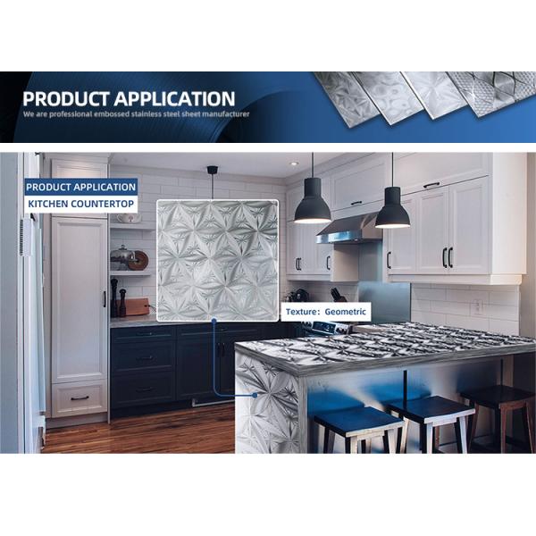 Pvd Color Coating Embossed Stainless Steel Sheet 201 304 4*8ft For Decorative Wall Panels