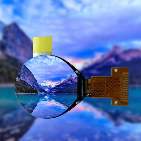 1.72 Inch Circular Lcd amoled Display with 466(RGB)X 466 resolution