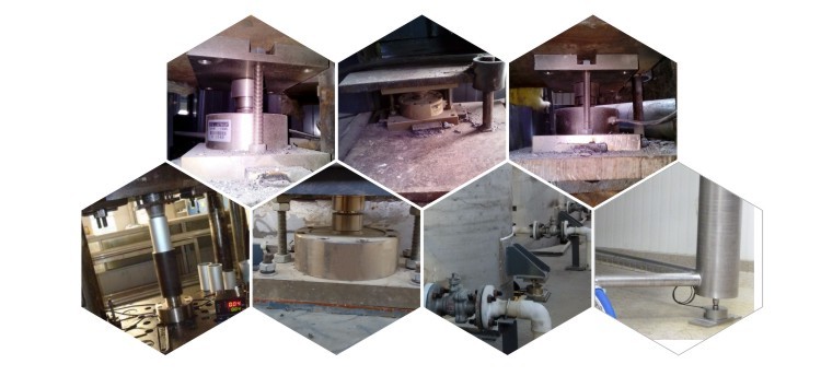 Round Compression Spoke Type Load Cell For Belt Weigher / Hopper Scale