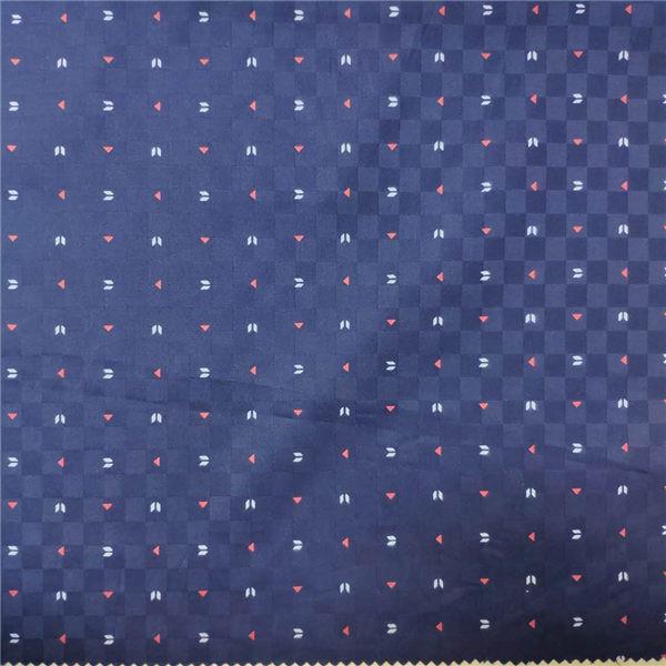 Quality Jacquard Printed Cotton Textile Fabric Reactive Dyeing Not Easy Fading for sale