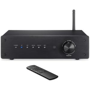 China Bluetooth Stereo Wireless Audio Amplifier Hi-Fi Class D Digital Integrated Amplifier With DAC wholesale