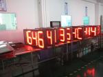 Led Temp Display Digital Temperature Display Clock LED Simple Square Outdoor SDK