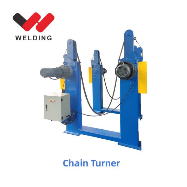 Quality 2.5 Tons Pipe Welding Roller Chain Turner For Long Strip Workpiece 4 Columns for sale